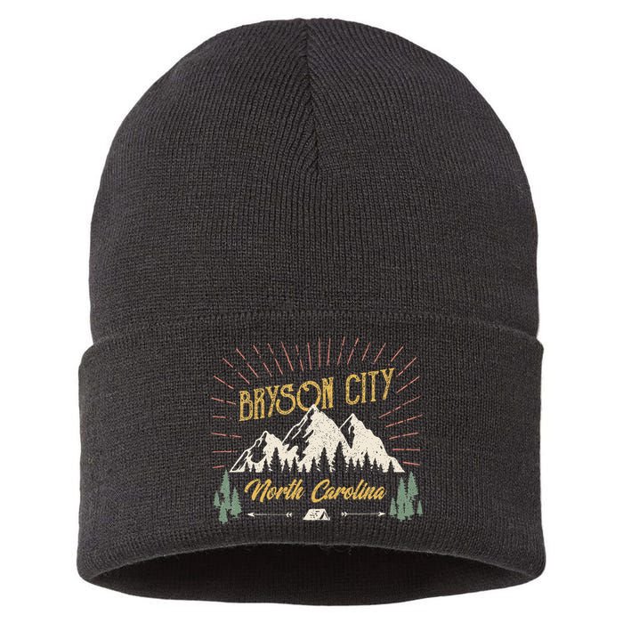 Bryson City Hiking North Carolina Sustainable Knit Beanie