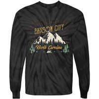 Bryson City Hiking North Carolina Tie-Dye Long Sleeve Shirt