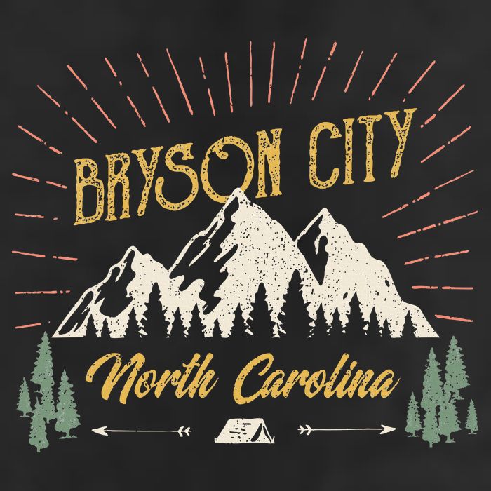 Bryson City Hiking North Carolina Hat