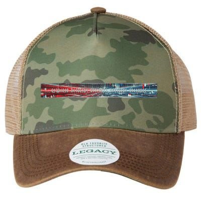 Binary Code Hidden Message Legacy Tie Dye Trucker Hat