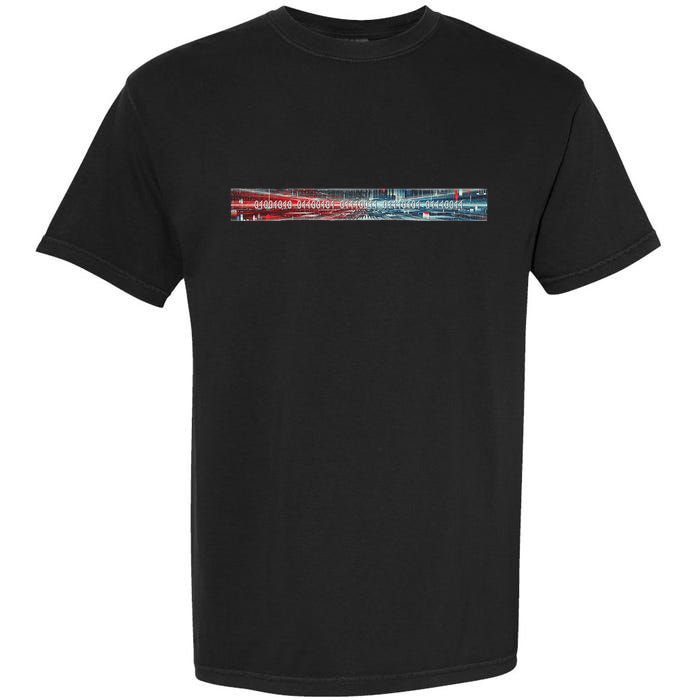 Binary Code Hidden Message Garment-Dyed Heavyweight T-Shirt