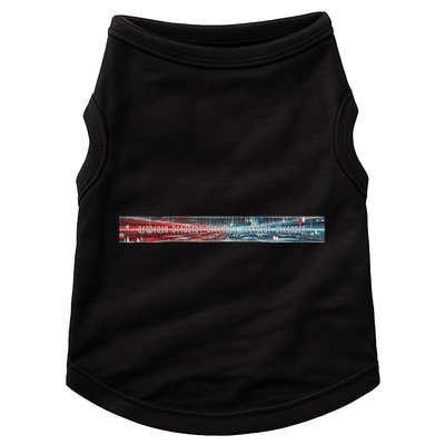 Binary Code Hidden Message Doggie Tank