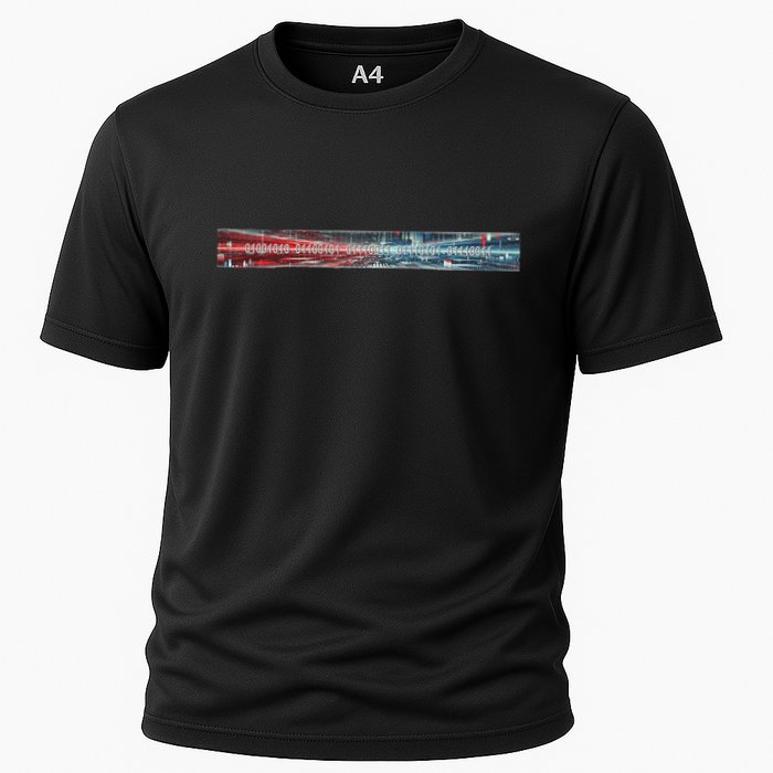 Binary Code Hidden Message Performance Shirt