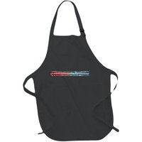 Binary Code Hidden Message Full-Length Apron With Pockets