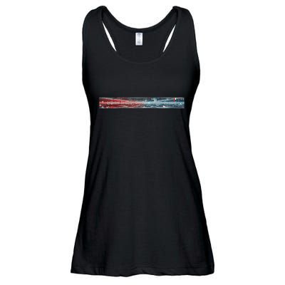Binary Code Hidden Message Ladies Essential Flowy Tank