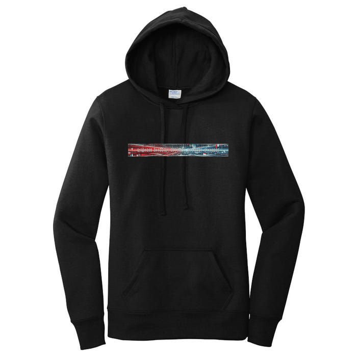 Binary Code Hidden Message Women's Pullover Hoodie