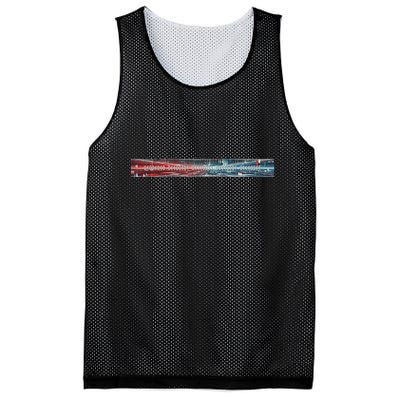 Binary Code Hidden Message Mesh Reversible Basketball Jersey Tank