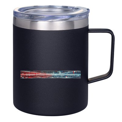 Binary Code Hidden Message 12oz Stainless Steel Coffee Mug