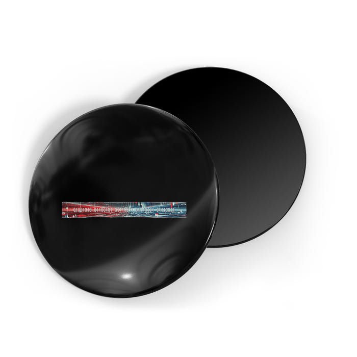 Binary Code Hidden Message Magnet