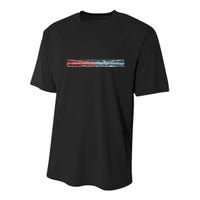 Binary Code Hidden Message Youth Performance Sprint T-Shirt