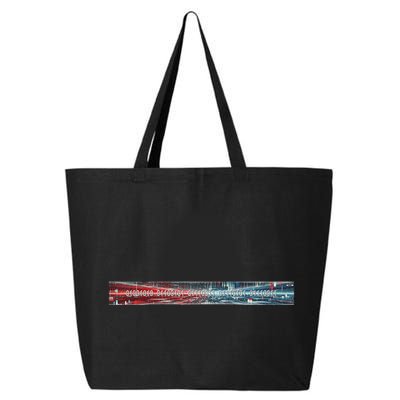 Binary Code Hidden Message 25L Jumbo Tote