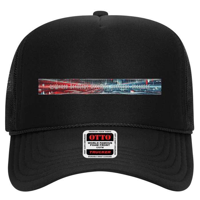 Binary Code Hidden Message Trucker Hat