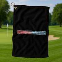 Binary Code Hidden Message Golf Towel