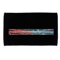 Binary Code Hidden Message Microfiber Hand Towel