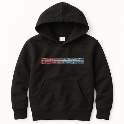 Binary Code Hidden Message Kids Hoodie