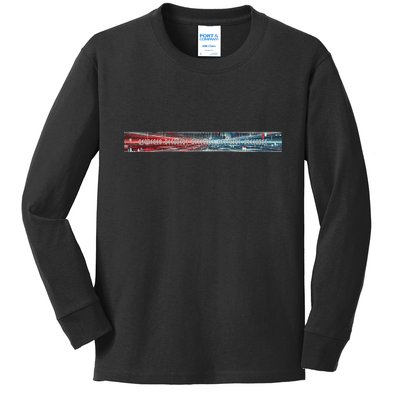 Binary Code Hidden Message Kids Long Sleeve Shirt