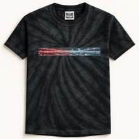 Binary Code Hidden Message Kids Tie-Dye T-Shirt