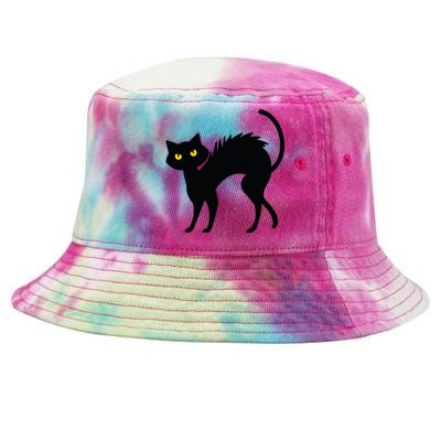 Black Cat Halloween Black Cats Tie-Dyed Bucket Hat