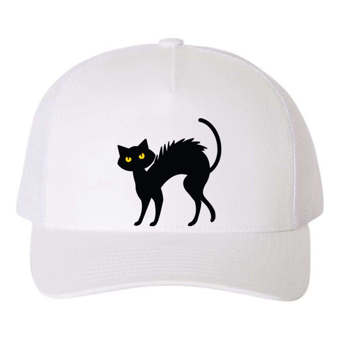 Black Cat Halloween Black Cats Yupoong Adult 5-Panel Trucker Hat