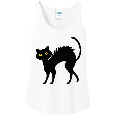 Black Cat Halloween Black Cats Ladies Essential Tank