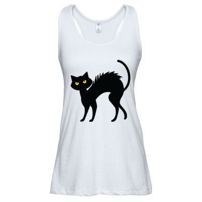 Black Cat Halloween Black Cats Ladies Essential Flowy Tank