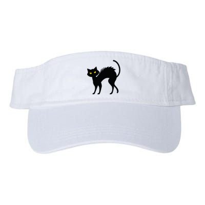 Black Cat Halloween Black Cats Valucap Bio-Washed Visor