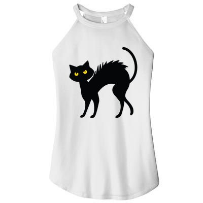 Black Cat Halloween Black Cats Women's Perfect Tri Rocker Tank