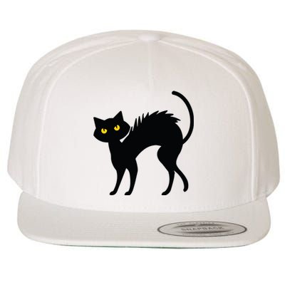 Black Cat Halloween Black Cats Wool Snapback Cap