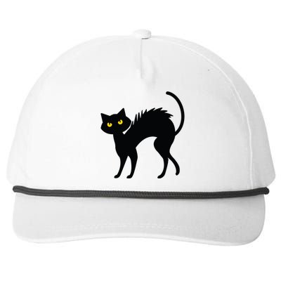 Black Cat Halloween Black Cats Snapback Five-Panel Rope Hat