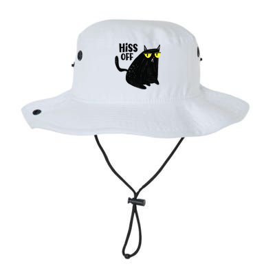 Black Cat Hiss Off For Men Women Meow Cat Gifts Legacy Cool Fit Booney Bucket Hat