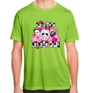 Breast Cancer Horror Movie Characters Halloween Adult ChromaSoft Performance T-Shirt