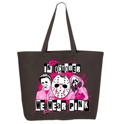 Breast Cancer Horror Movie Characters Halloween 25L Jumbo Tote