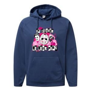 Breast Cancer Horror Movie Characters Halloween Performance Fleece Hoodie