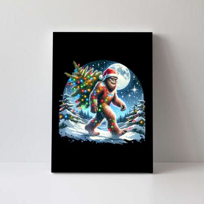 Bigfoot Christmas Holiday Sasquatch Xmas Canvas