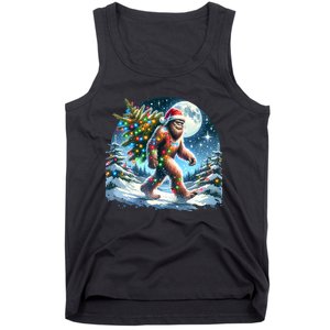 Bigfoot Christmas Holiday Sasquatch Xmas Tank Top