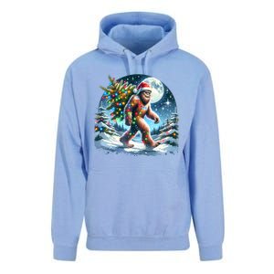 Bigfoot Christmas Holiday Sasquatch Xmas Unisex Surf Hoodie