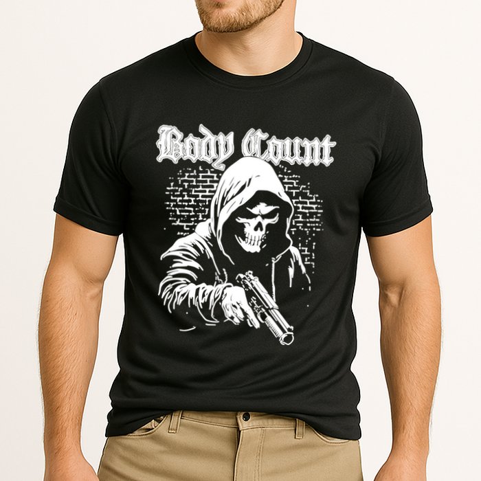 Body Count Hooded Skull Cooling Performance Crew T-Shirt