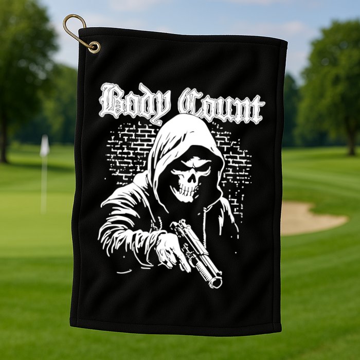 Body Count Hooded Skull Golf Towel