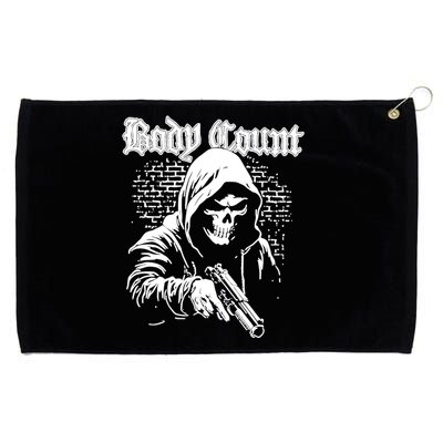 Body Count Hooded Skull Grommeted Golf Towel