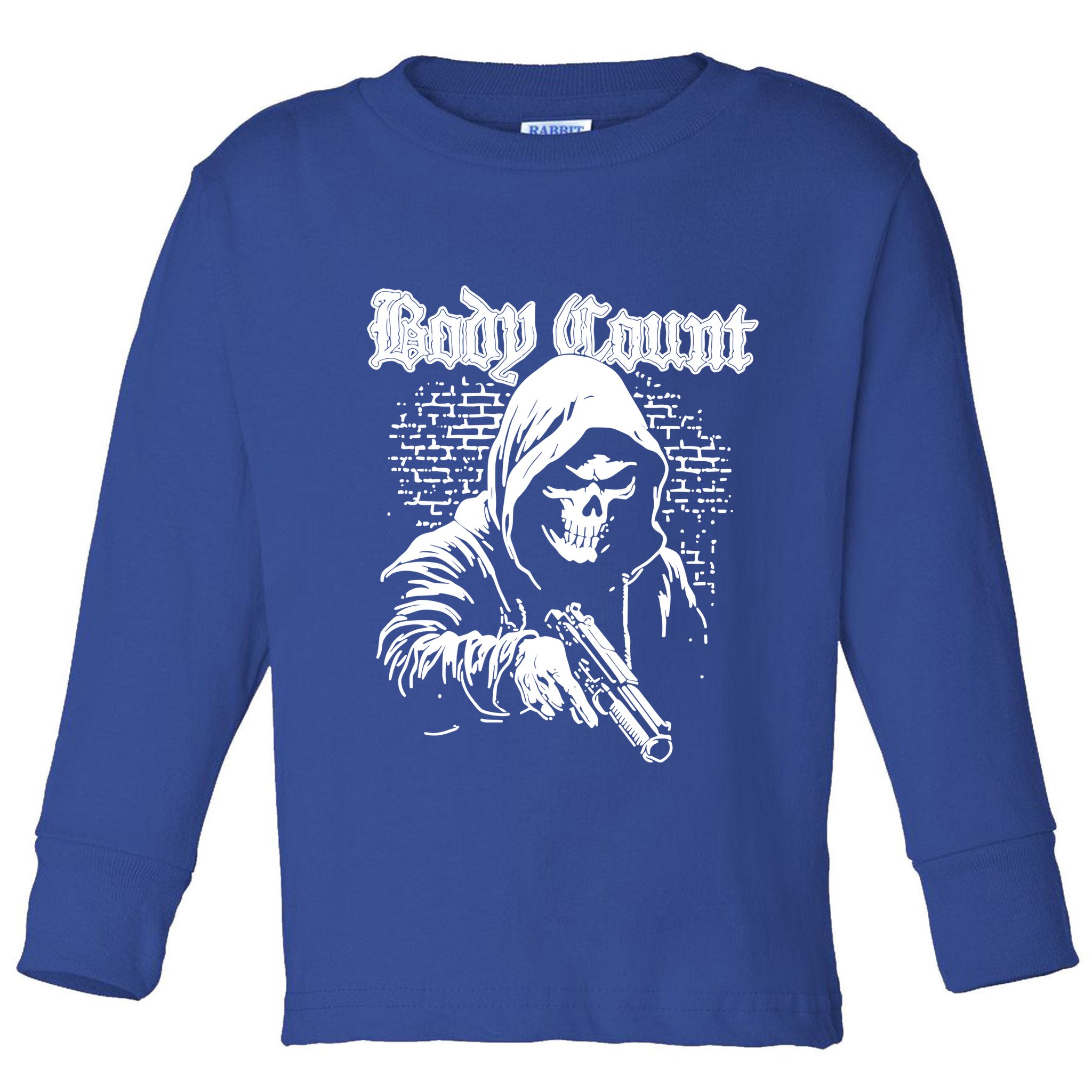 Body Count Hooded Skull Toddler Long Sleeve Shirt