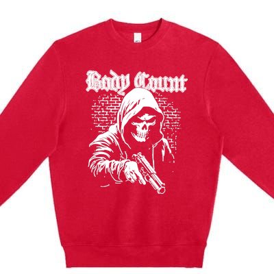 Body Count Hooded Skull Premium Crewneck Sweatshirt