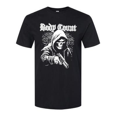 Body Count Hooded Skull Softstyle CVC T-Shirt