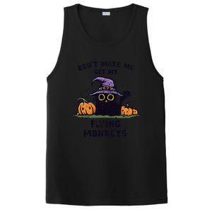 Back Cat Halloween DonT Make Me Get My Flying Monkeys PosiCharge Competitor Tank