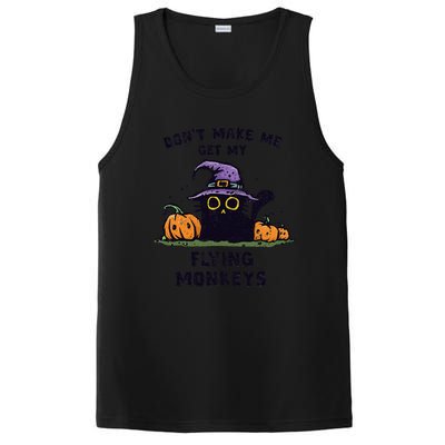 Back Cat Halloween DonT Make Me Get My Flying Monkeys PosiCharge Competitor Tank