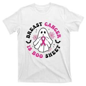 Breast Cancer Is Boo Sheet Breast Cancer Awareness Halloween T-Shirt