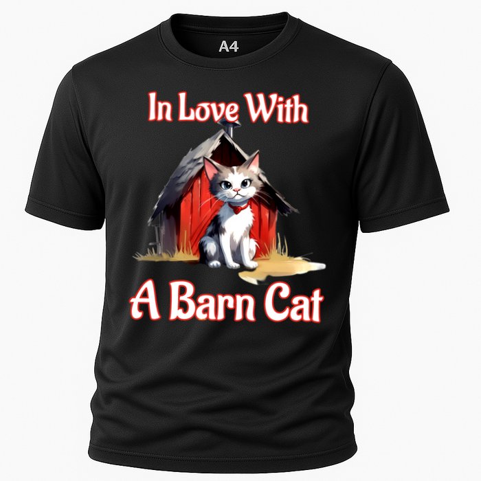 Barn Cat In Love With Barn Cat Funny Cat Lovers Design  Cooling Performance Crew T-Shirt
