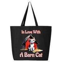 Barn Cat In Love With Barn Cat Funny Cat Lovers Design  25L Jumbo Tote