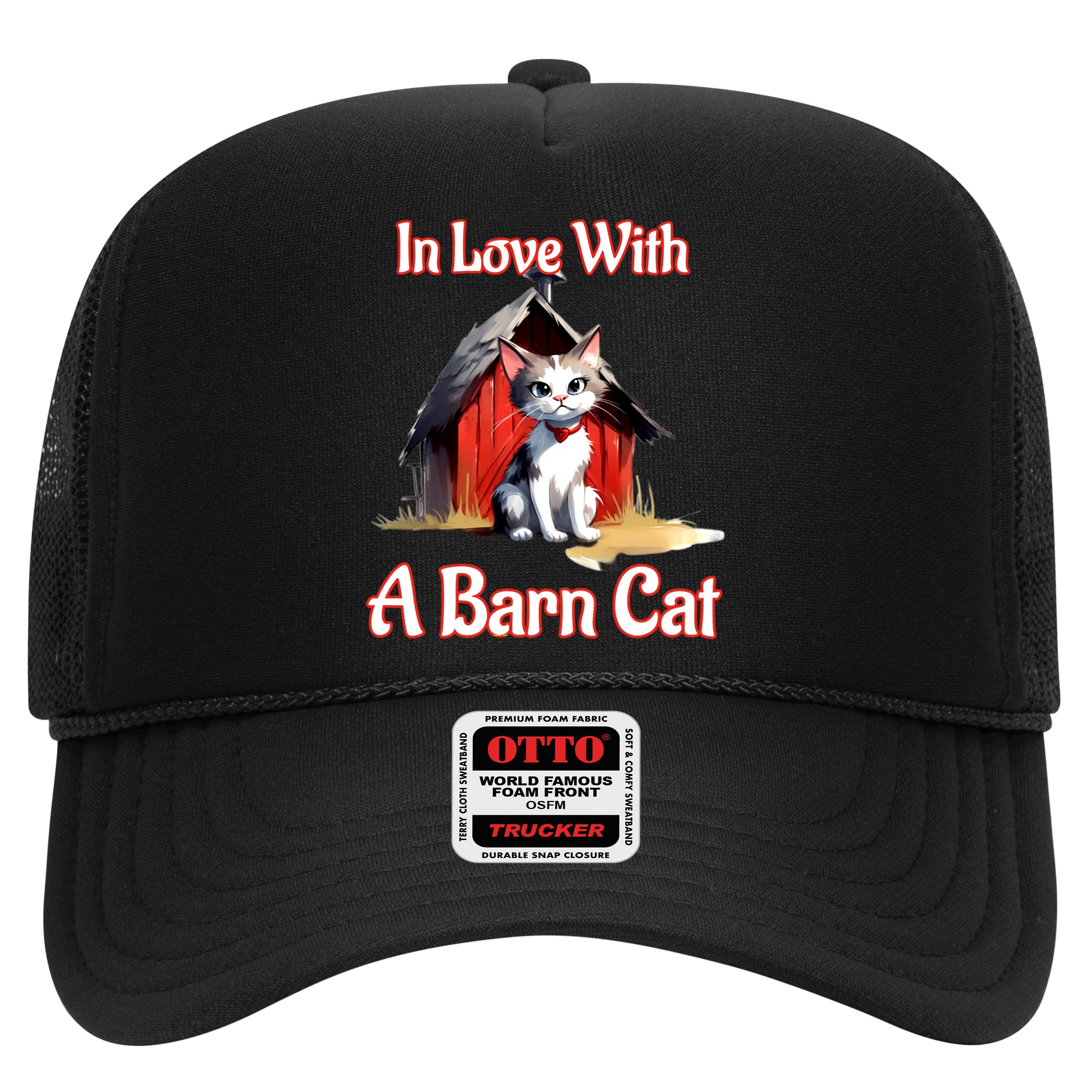 Barn Cat In Love With Barn Cat Funny Cat Lovers Design  Hat