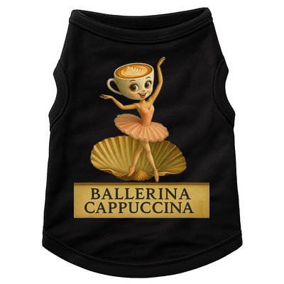 Ballerina Cappuccina Italian Brainrot Meme Ballerina Doggie Tank