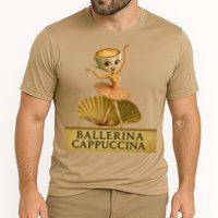 Ballerina Cappuccina Italian Brainrot Meme Ballerina Cooling Performance Crew T-Shirt
